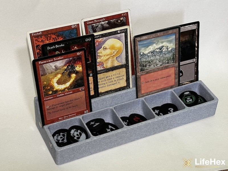 Kártya- és tokentartó